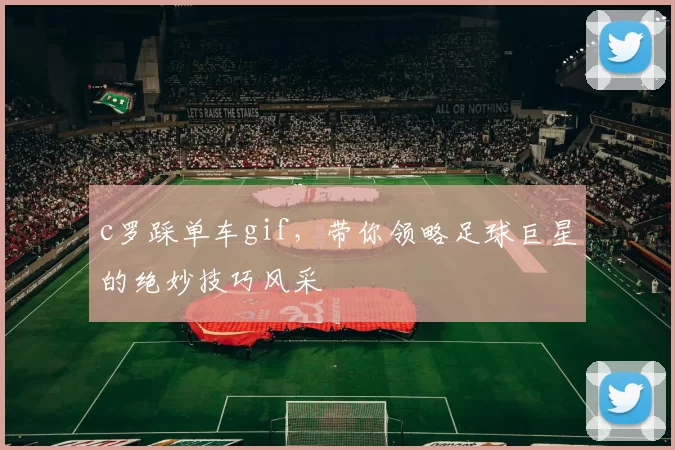 c罗踩单车gif，带你领略足球巨星的绝妙技巧风采